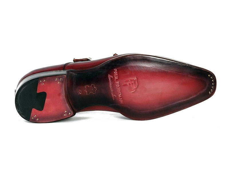 Paul Parkman Men's Double Monkstrap Shoes Black And Bordeaux (IdPp3851) by Paul Parkman – Don't Panic Shoes