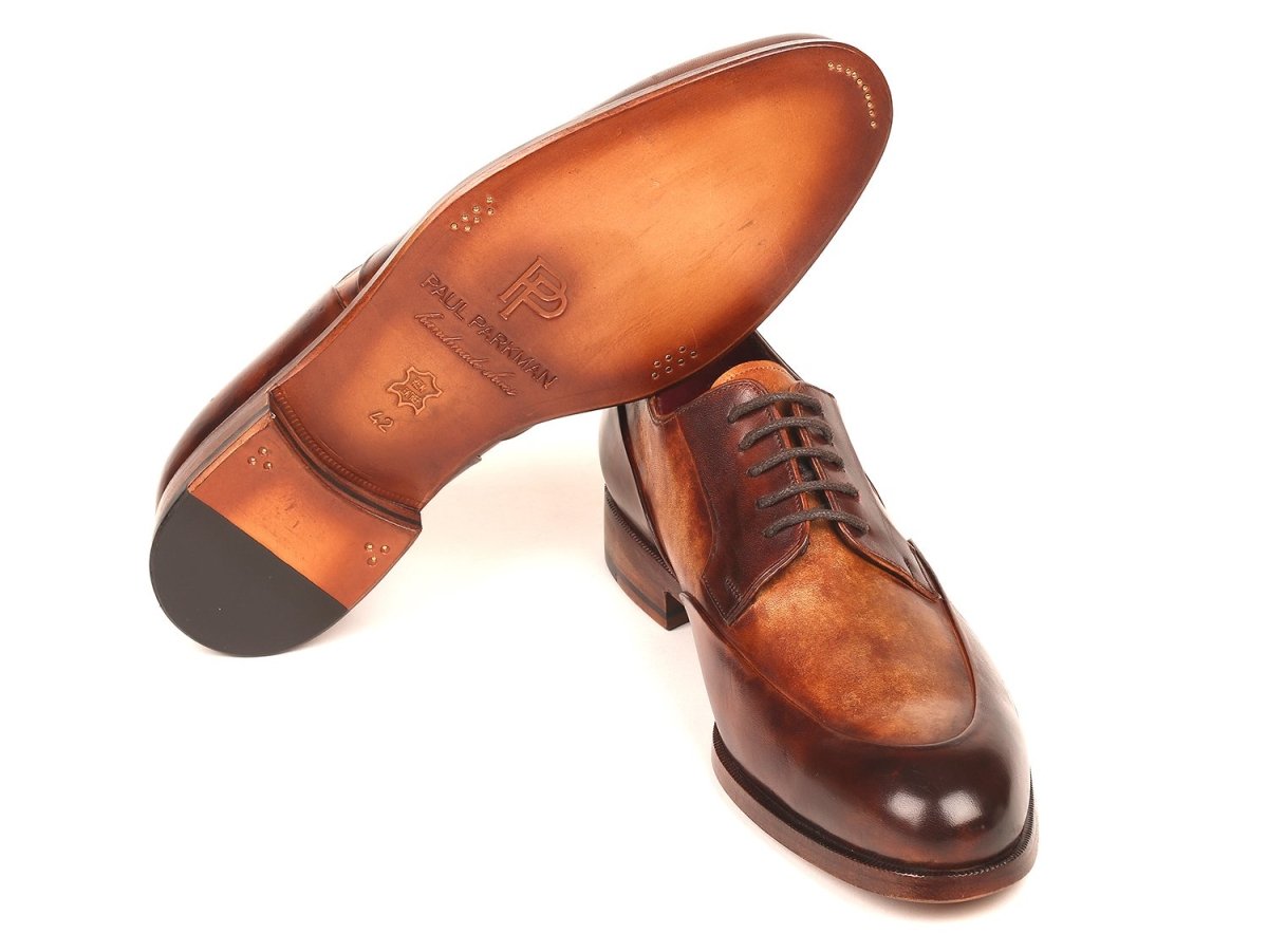 Paul Parkman Men's Dual Tone Brown Derby Shoes (Id995 - Brw) by Paul Parkman – Don't Panic Shoes