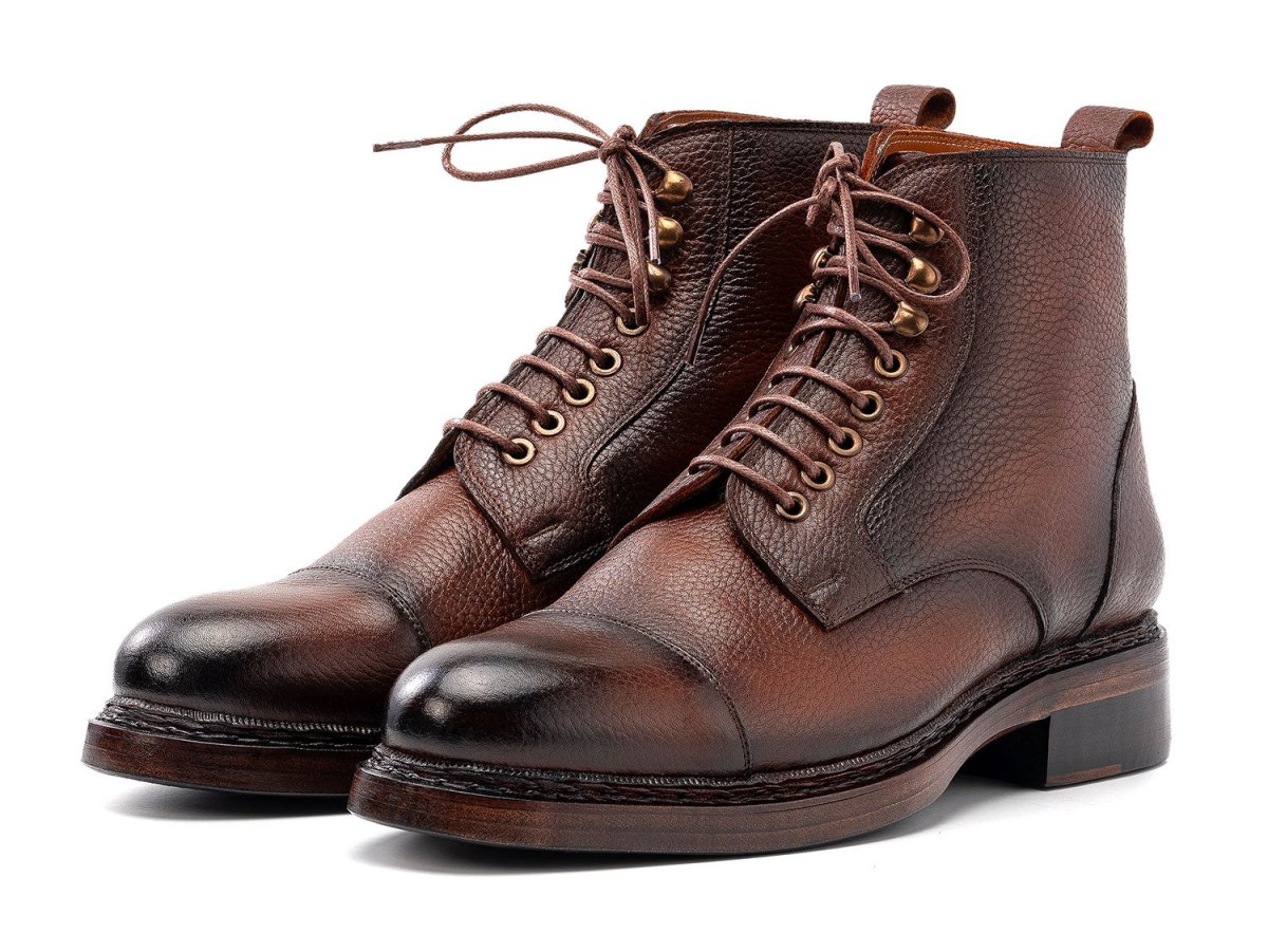 Paul Parkman Men's Floater Leather Boots In Brown Shoes by Paul Parkman – Don't Panic Shoes