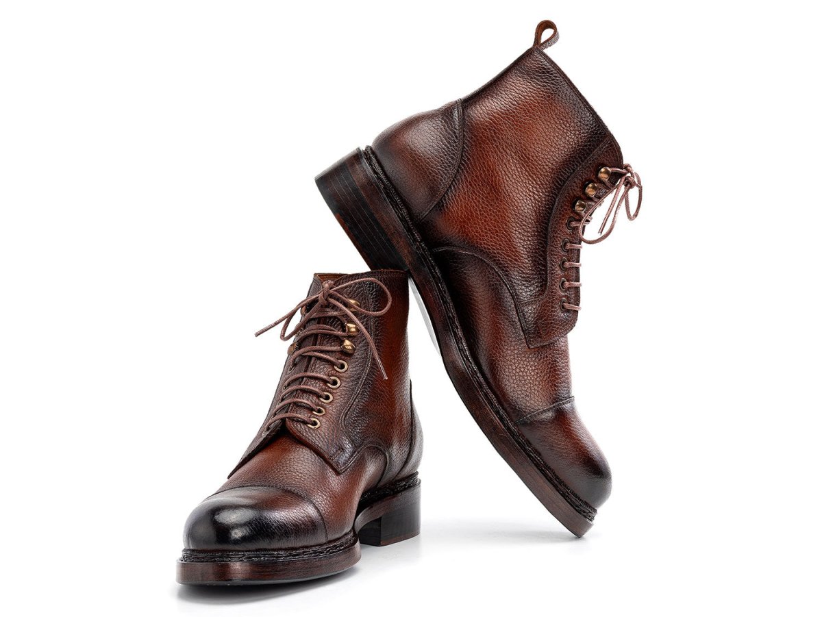 Paul Parkman Men's Floater Leather Boots In Brown Shoes by Paul Parkman – Don't Panic Shoes
