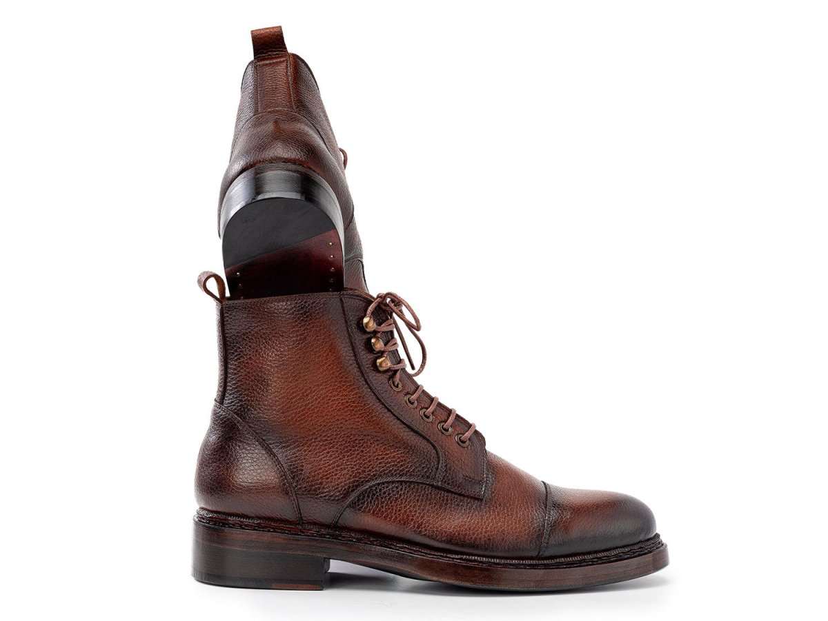 Paul Parkman Men's Floater Leather Boots In Brown Shoes by Paul Parkman – Don't Panic Shoes