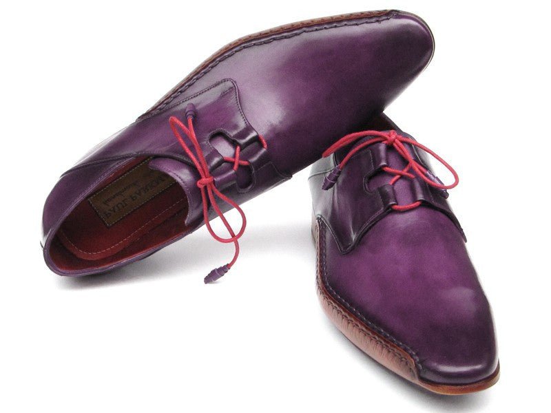 Paul Parkman Men's Ghillie LacIng Side Dress Shoes in Purple Shoes by Paul Parkman – Don't Panic Shoes