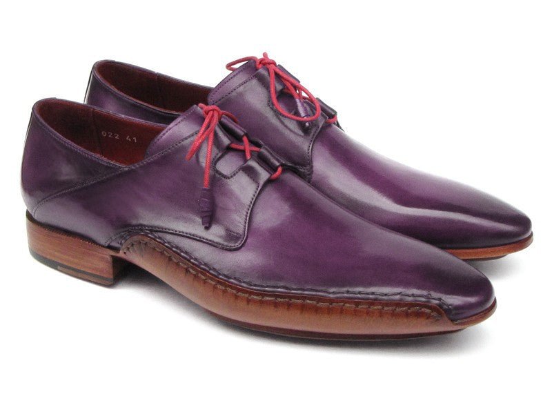 Paul Parkman Men's Ghillie LacIng Side Dress Shoes in Purple Shoes by Paul Parkman – Don't Panic Shoes