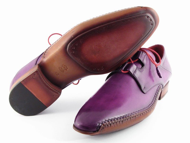 Paul Parkman Men's Ghillie LacIng Side Dress Shoes in Purple Shoes by Paul Parkman – Don't Panic Shoes