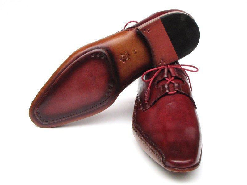 Paul Parkman Men's Ghillie LacIng Side Handsewn Dress Shoes in Burgundy Shoes by Paul Parkman – Don't Panic Shoes