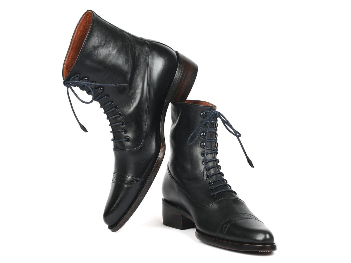 Paul Parkman Men's Goodyear Welted Boots Black Leather (IdCw477 - Blk) by Paul Parkman – Don't Panic Shoes