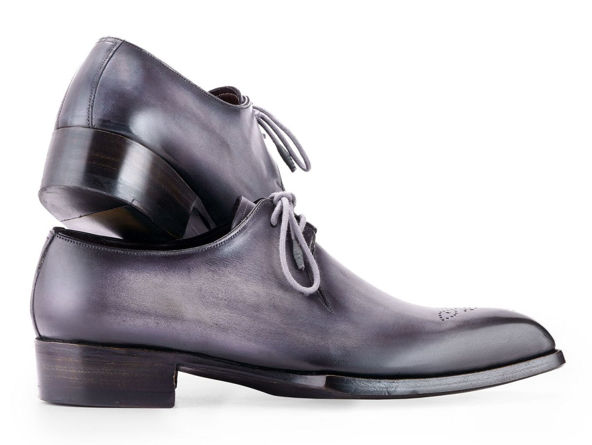 Paul Parkman Men's Goodyear Welted Derby Shoes In Grey Shoes by Paul Parkman β Don't Panic Shoes