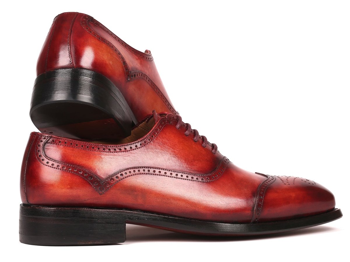 Paul Parkman Men's Goodyear Welted Oxford Shoes Reddish Brown (Id094 - Rdh) by Paul Parkman – Don't Panic Shoes