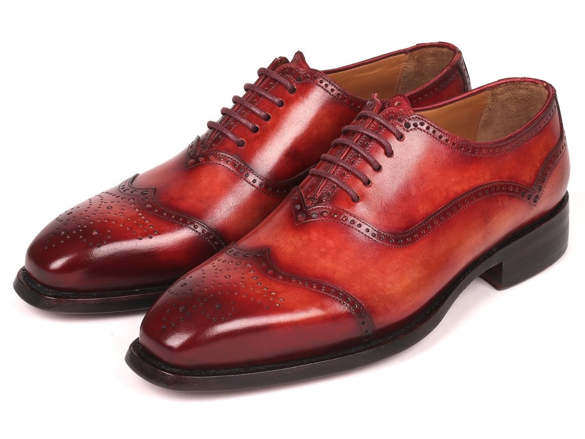Paul Parkman Men's Goodyear Welted Oxford Shoes Reddish Brown (Id094 - Rdh) by Paul Parkman – Don't Panic Shoes