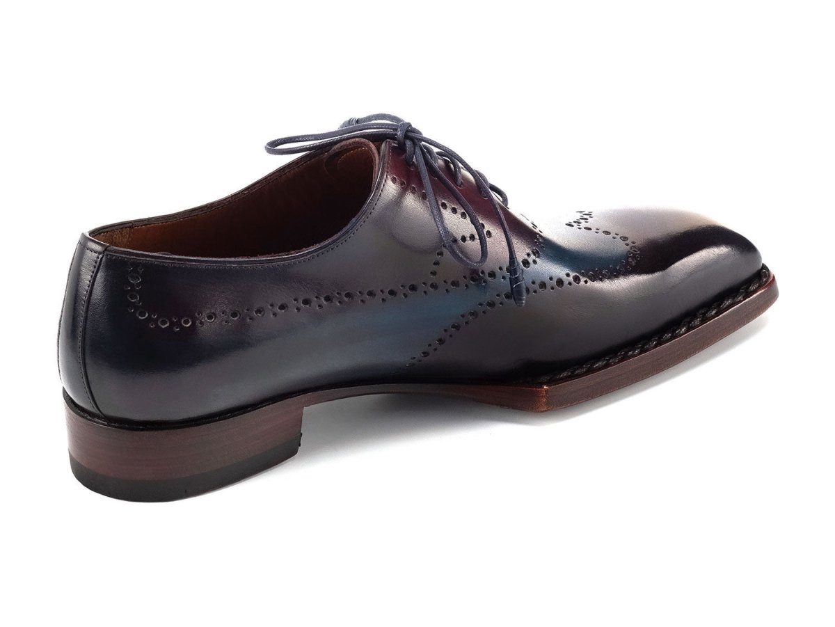 Paul Parkman Men's Goodyear Welted WIngtip Oxfords in Bordeaux And Blue Shoes by Paul Parkman – Don't Panic Shoes