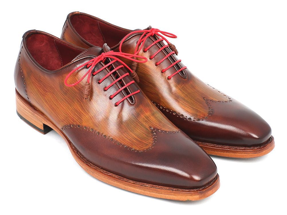 Paul Parkman Men's Goodyear Welted WIngtip Oxfords in Brown And Camel Shoes by Paul Parkman – Don't Panic Shoes