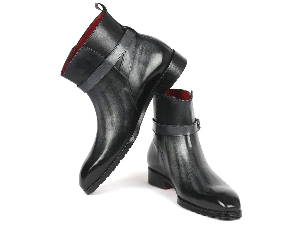 Paul Parkman Men's Gray Patina Jodhpur Boots (955gry57) by Paul Parkman – Don't Panic Shoes