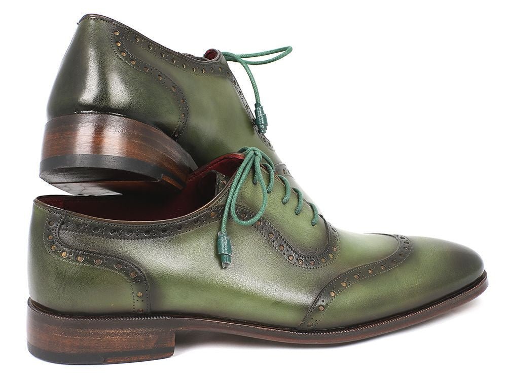Paul Parkman Men's Green Calfskin Oxfords (IdK78 - Grn) by Paul Parkman – Don't Panic Shoes