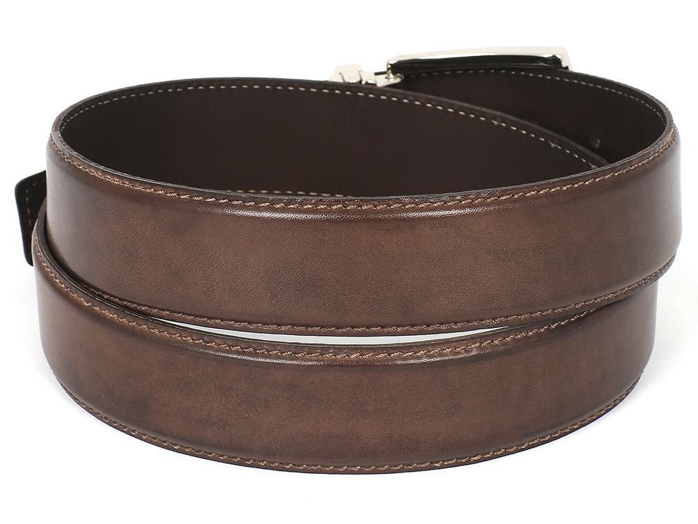 Paul Parkman Men's Hand - PaInted Leather Belt in Brown Belts by Paul Parkman – Don't Panic Shoes