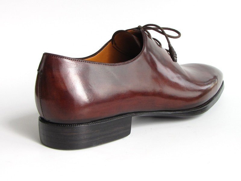 Paul Parkman Men's HAnd - PaInted Plain Toe Oxfords in Brown and Bordeaux Shoes by Paul Parkman β Don't Panic Shoes