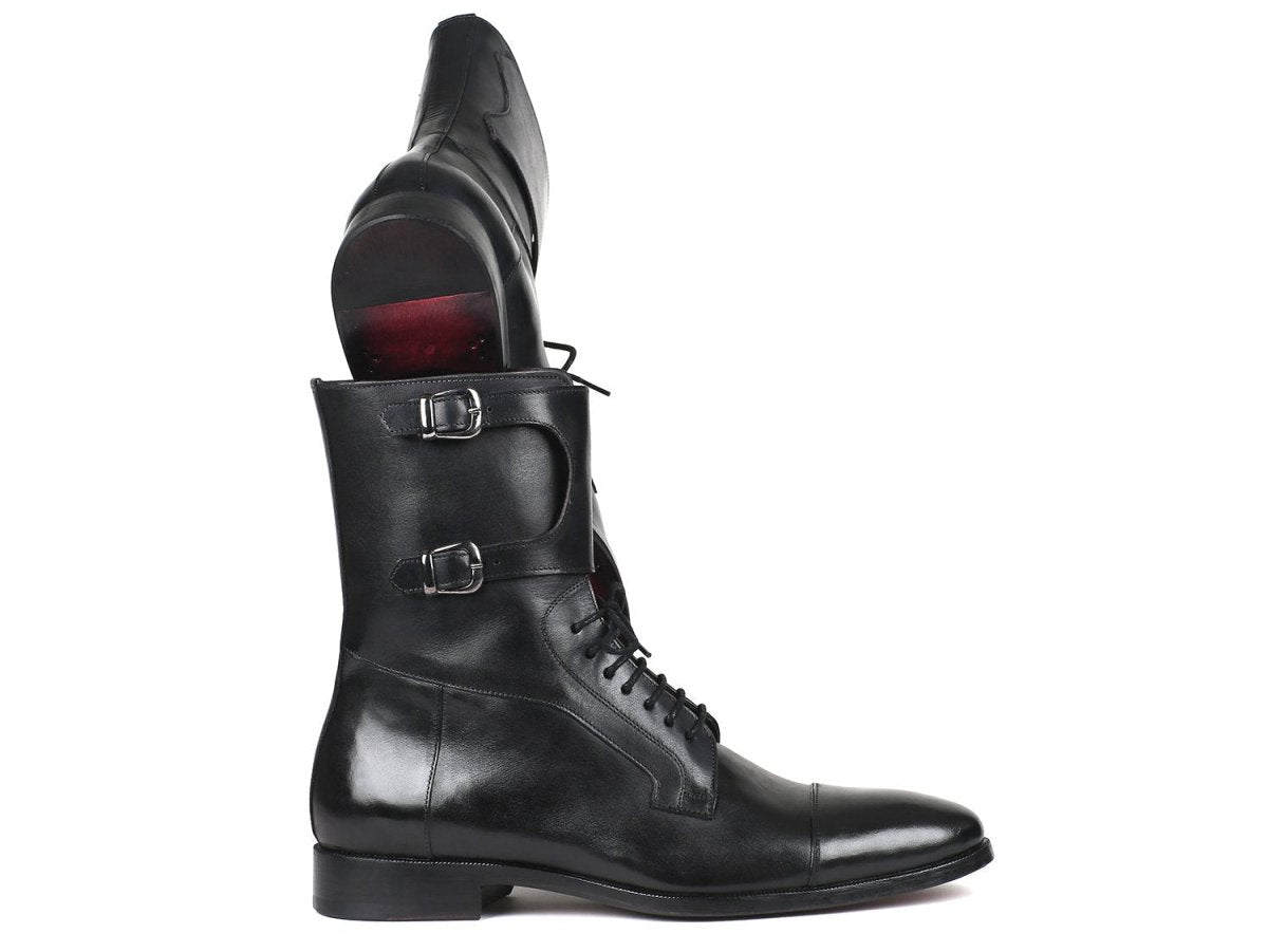 Paul Parkman Men's High Boots Black Calfskin (IdF555 - Blk) by Paul Parkman – Don't Panic Shoes
