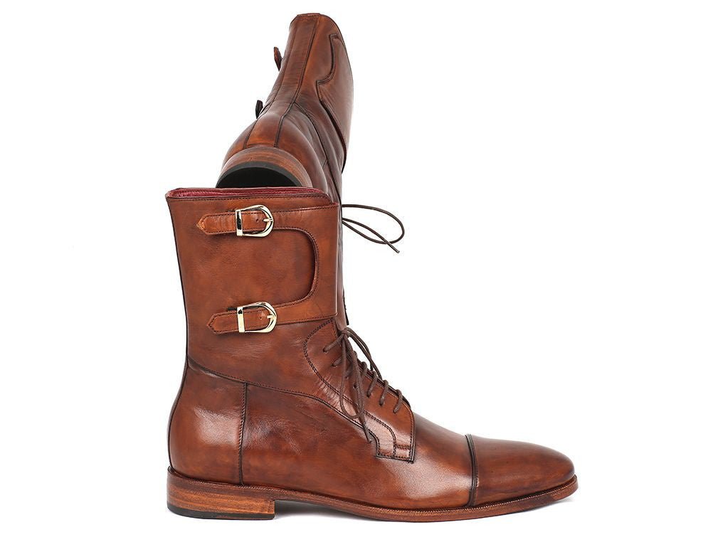 Paul Parkman Men's High Boots Brown Calfskin (IdF554 - Brw) by Paul Parkman – Don't Panic Shoes