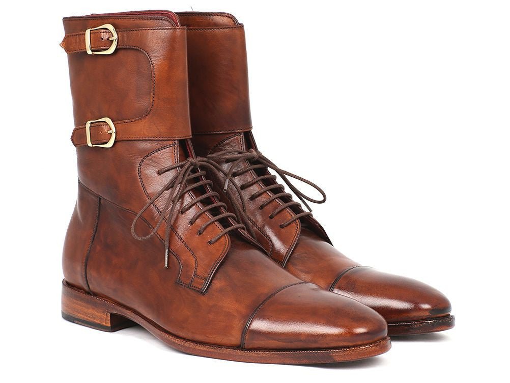 Paul Parkman Men's High Boots Brown Calfskin (IdF554 - Brw) by Paul Parkman – Don't Panic Shoes
