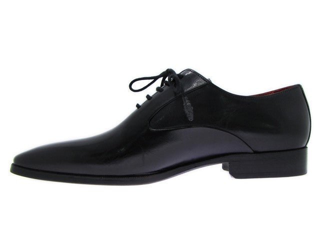 Paul Parkman Men's Leather Oxfords In Black Shoes by Paul Parkman – Don't Panic Shoes