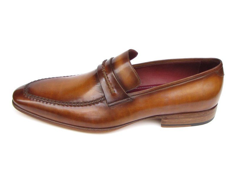 Paul Parkman Men's Loafer Brown Leather Shoes (Id068 - Cml) by Paul Parkman – Don't Panic Shoes