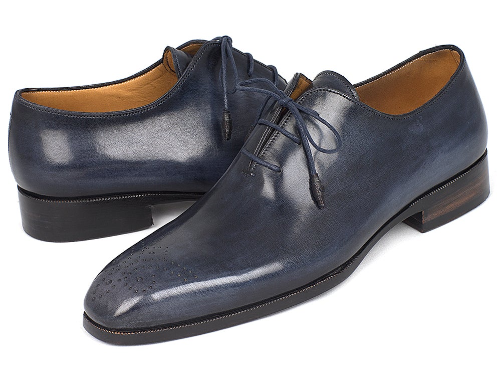 Paul Parkman Men's Navy Wholecut Oxfords (IdKr254nvy) by Paul Parkman – Don't Panic Shoes