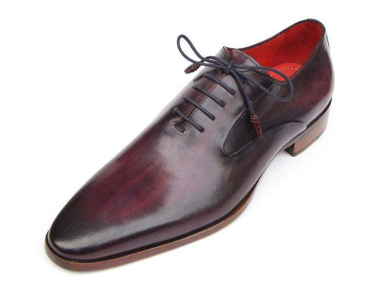 Paul Parkman Men's PlaIn Toe Leather Oxfords in Purple Shoes by Paul Parkman – Don't Panic Shoes