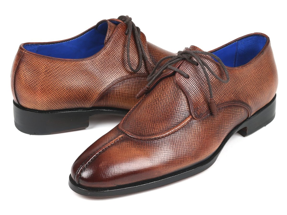 Paul Parkman Men's Split Toe Derby Shoes In Brown Shoes by Paul Parkman – Don't Panic Shoes
