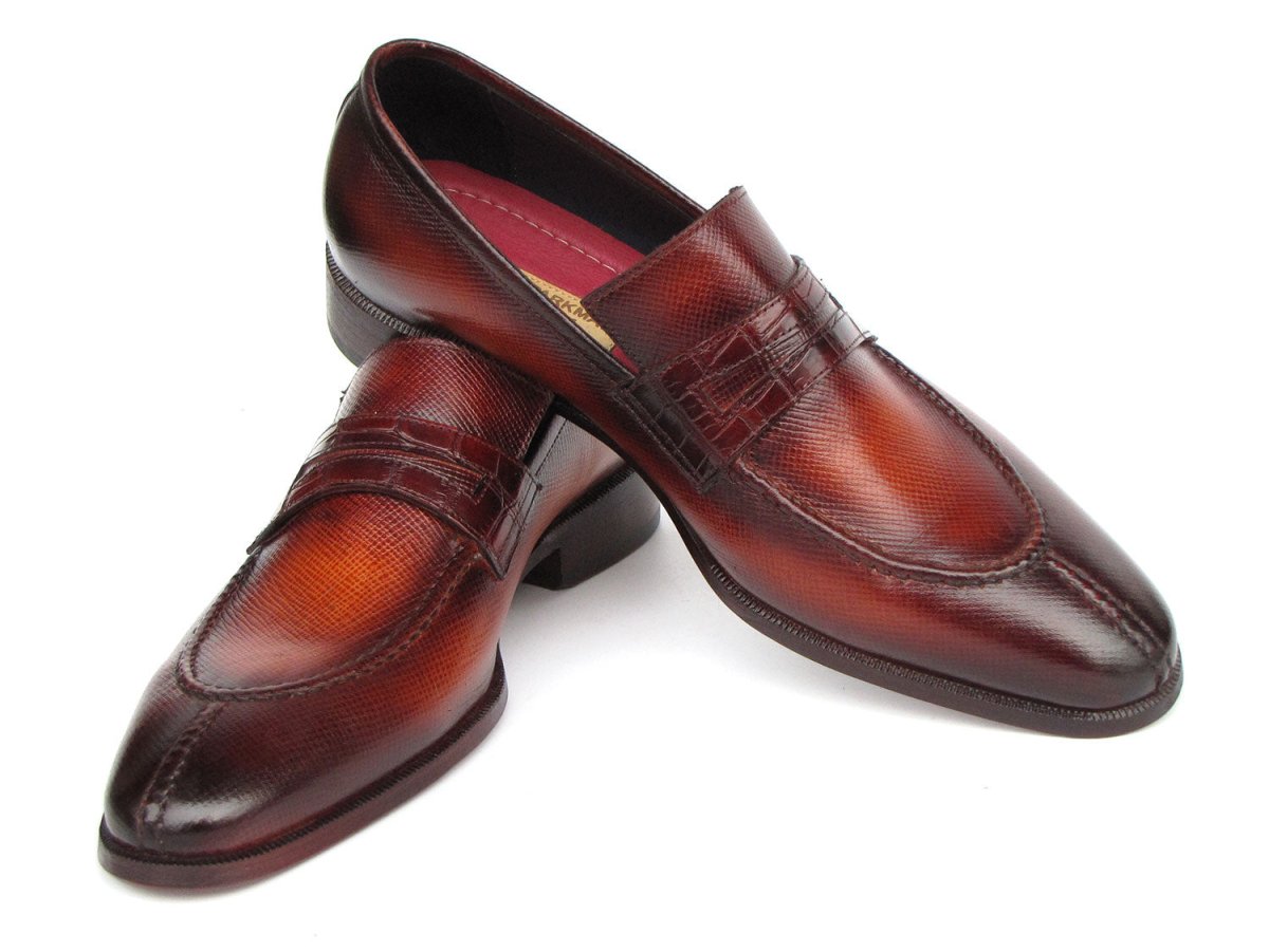 Paul Parkman Men's Split Toe Loafer Shoes Tobacco (Id694tb25) Shoes by Paul Parkman – Don't Panic Shoes