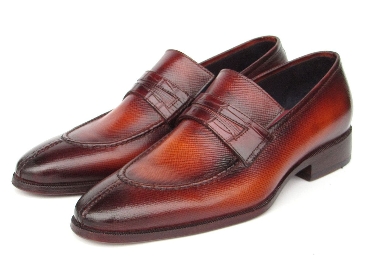 Paul Parkman Men's Split Toe Loafer Shoes Tobacco (Id694tb25) Shoes by Paul Parkman – Don't Panic Shoes