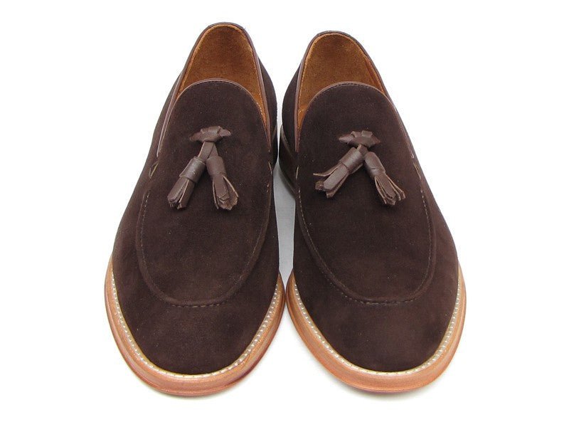 Paul Parkman Men's Tassel Loafer Brown Suede Shoes (Id087 - Brw) by Paul Parkman – Don't Panic Shoes