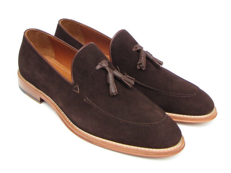 Paul Parkman Men's Tassel Loafer Brown Suede Shoes (Id087 - Brw) by Paul Parkman – Don't Panic Shoes