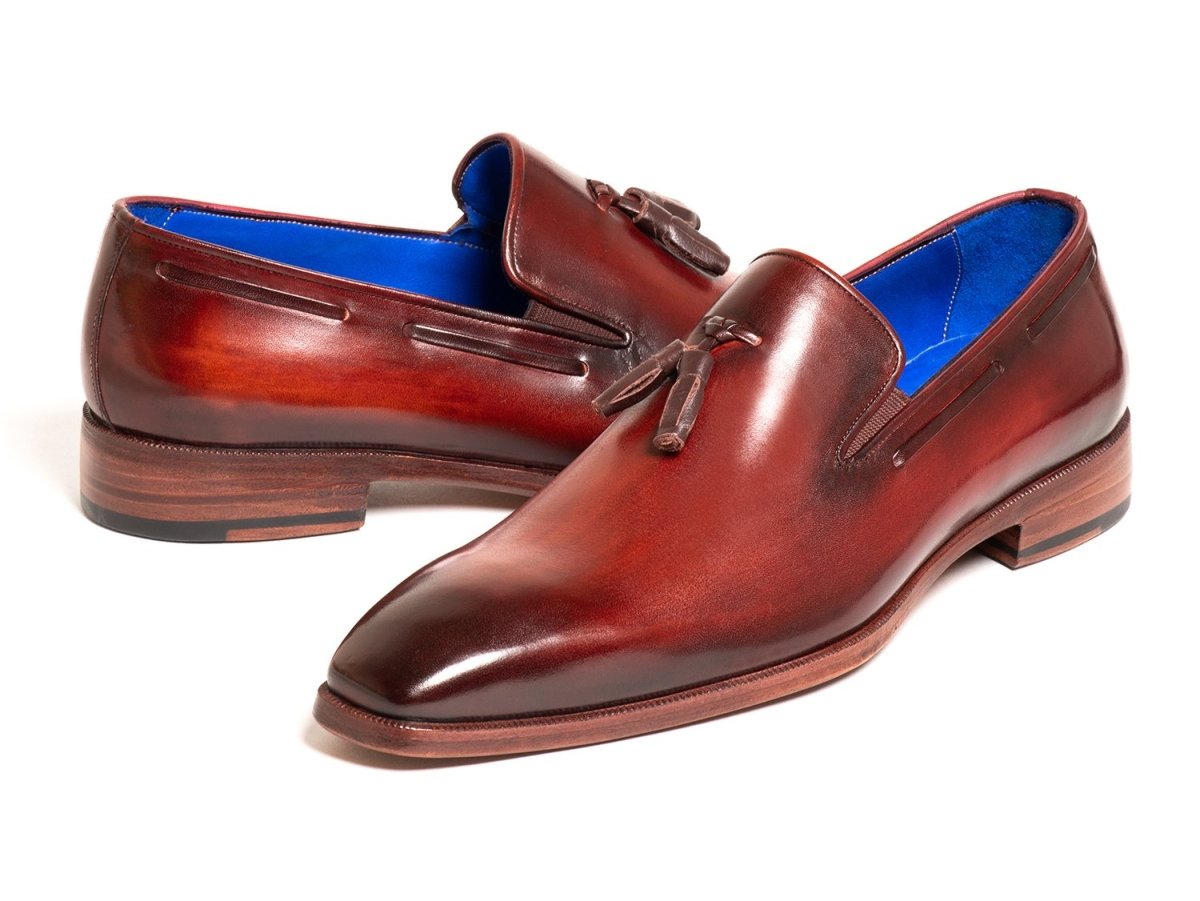 Paul Parkman Men's Tassel Loafer In Garnet Brown Shoes by Paul Parkman – Don't Panic Shoes