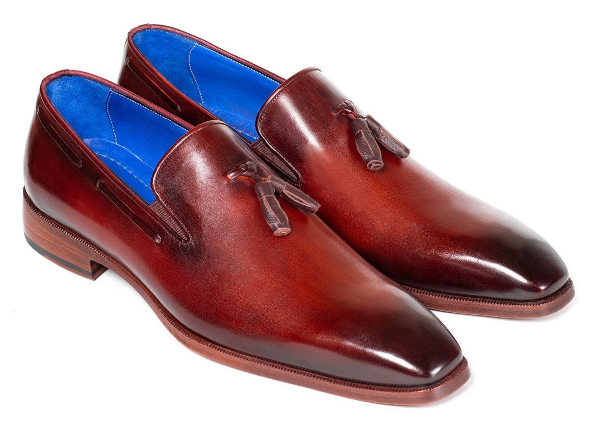 Paul Parkman Men's Tassel Loafer In Garnet Brown Shoes by Paul Parkman – Don't Panic Shoes