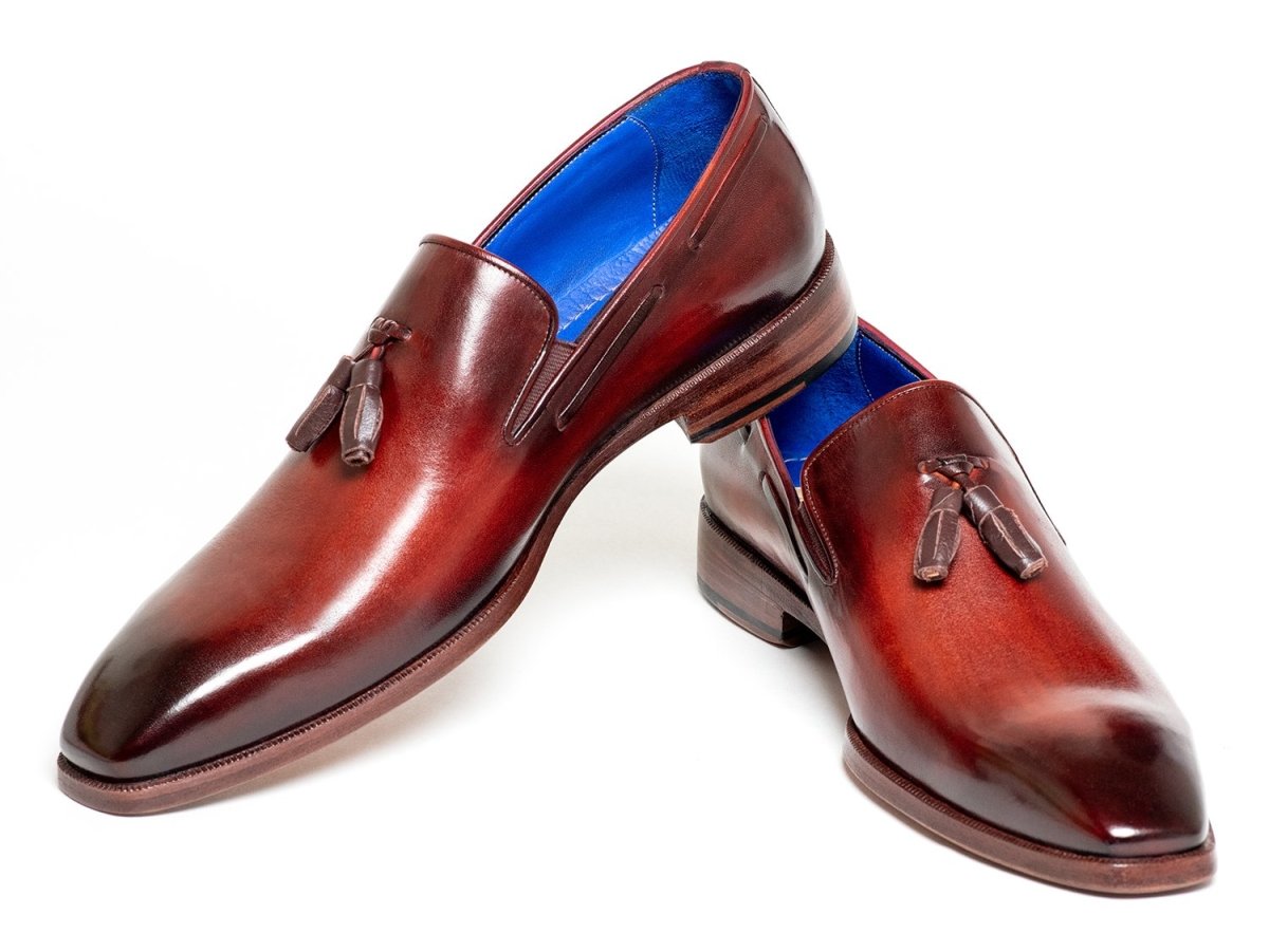Paul Parkman Men's Tassel Loafer In Garnet Brown Shoes by Paul Parkman – Don't Panic Shoes