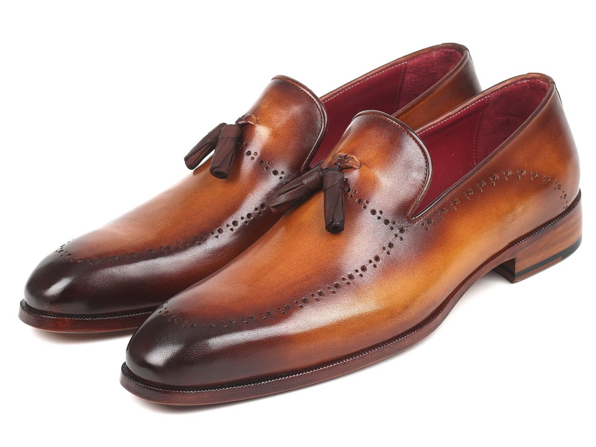 Paul Parkman Men's Tassel Loafers In Brown Shoes by Paul Parkman – Don't Panic Shoes