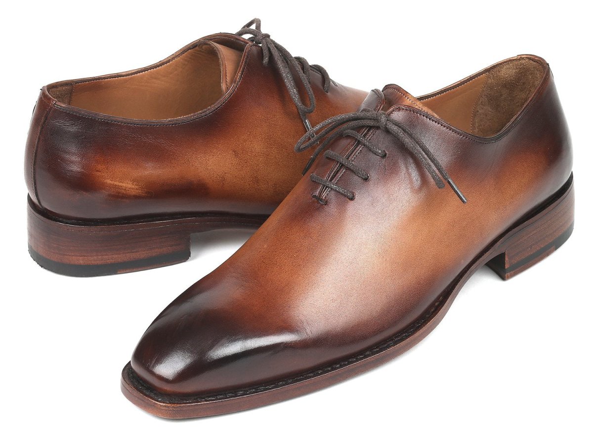 Paul Parkman Men's Wholecut Leather Oxfords In Brown Shoes by Paul Parkman – Don't Panic Shoes