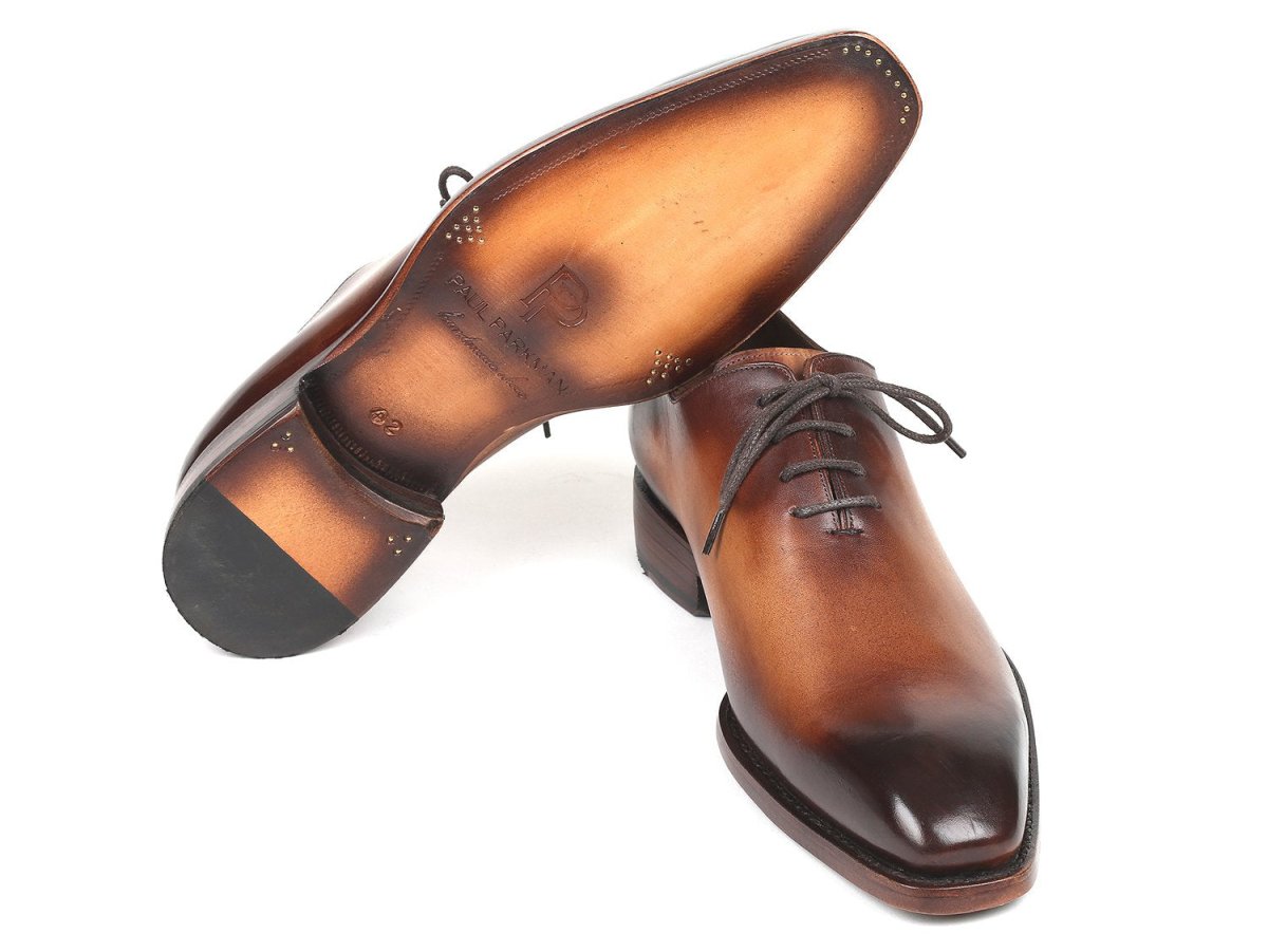 Paul Parkman Men's Wholecut Oxfords Brown Leather (Id3222 - Brw) by Paul Parkman – Don't Panic Shoes