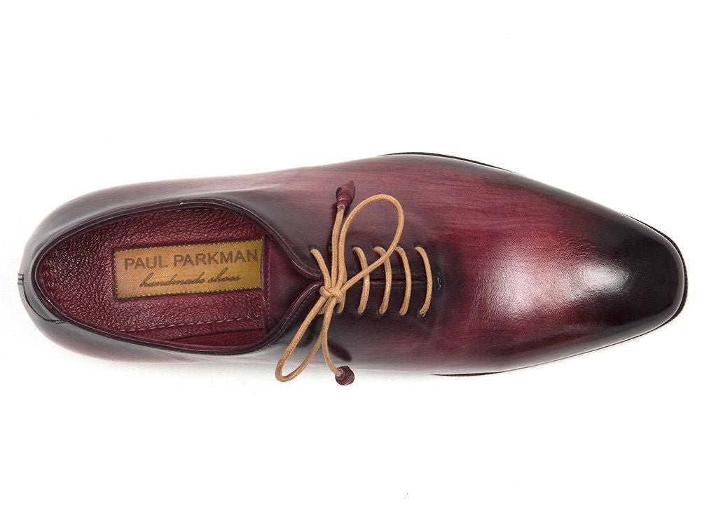 Paul Parkman Men's Wholecut PlaIn Toe Oxfords in Burgundy Shoes by Paul Parkman – Don't Panic Shoes
