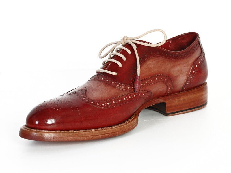 Paul Parkman Men's WIngtip Oxfords in Bordeaux And Camel Shoes by Paul Parkman – Don't Panic Shoes