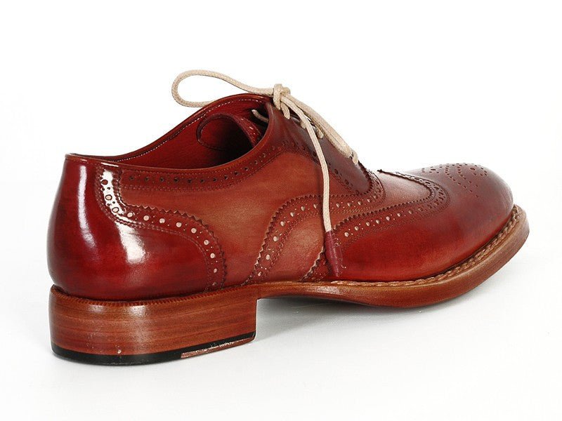 Paul Parkman Men's WIngtip Oxfords in Bordeaux And Camel Shoes by Paul Parkman – Don't Panic Shoes