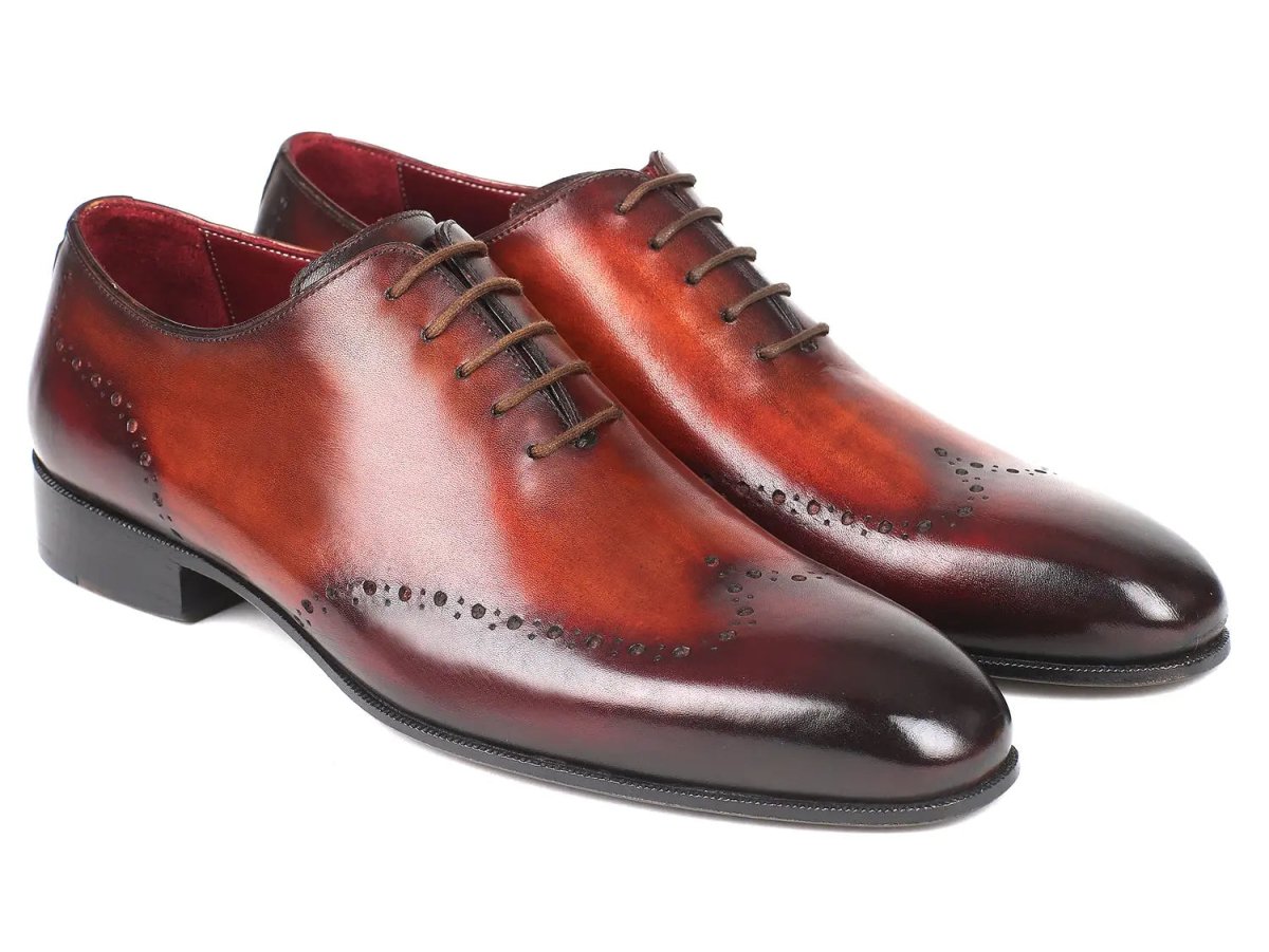 Paul Parkman Men's WIngtip Oxfords in Brown And Bordeaux Shoes by Paul Parkman – Don't Panic Shoes