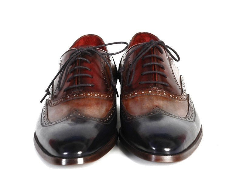 Paul Parkman Men's WIngtip Oxfords in Navy, Camel And Bordeaux Shoes by Paul Parkman – Don't Panic Shoes