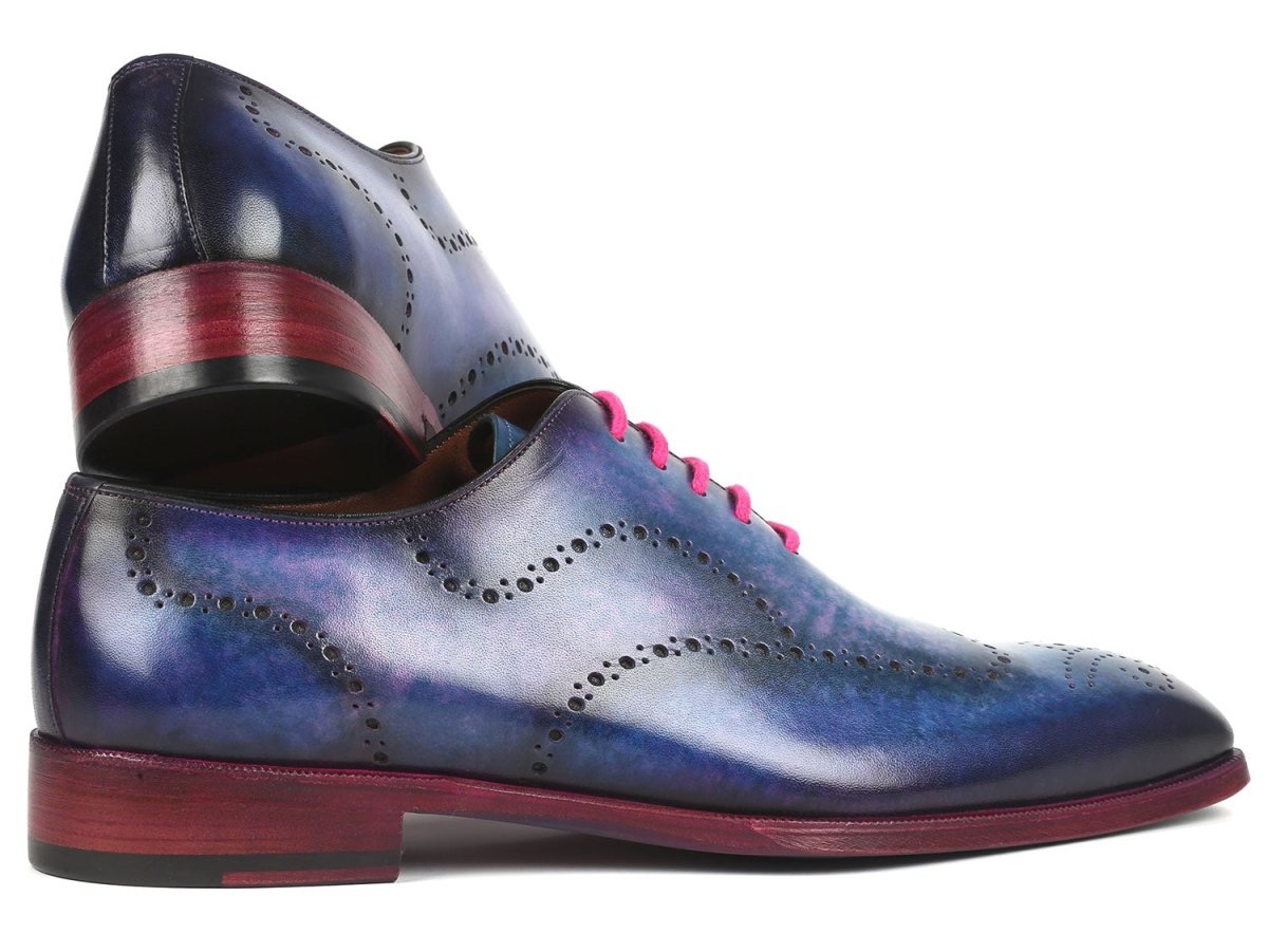 Paul Parkman Men's Wingtip Oxfords Parliament Blue (Id741 - Par) by Paul Parkman – Don't Panic Shoes