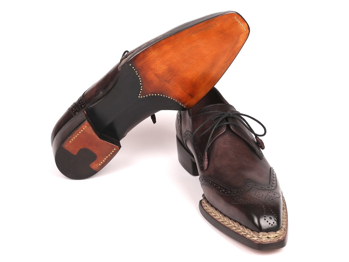 Paul Parkman Norwegian Welted Wingtip Derby Shoes Bronze (Id8506 - Brz) by Paul Parkman – Don't Panic Shoes