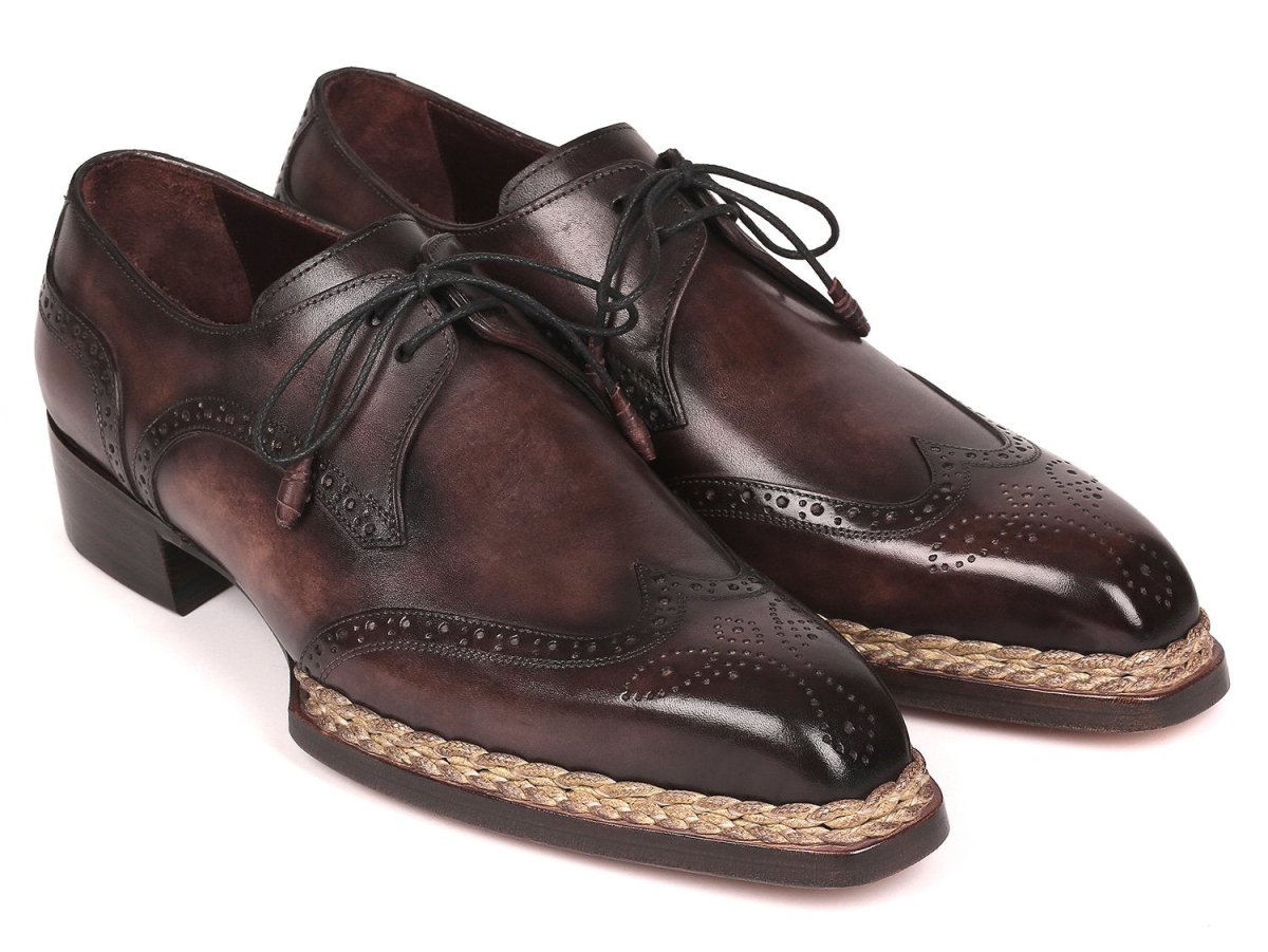 Paul Parkman Norwegian Welted Wingtip Derby Shoes Bronze (Id8506 - Brz) by Paul Parkman – Don't Panic Shoes