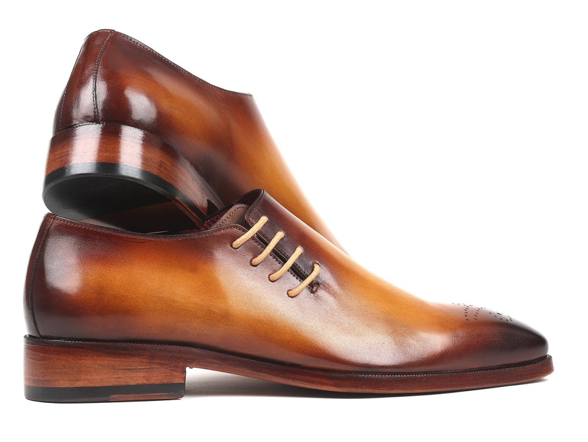 Paul Parkman Side Lace Oxfords Brown And Camel (Id927f64) by Paul Parkman – Don't Panic Shoes