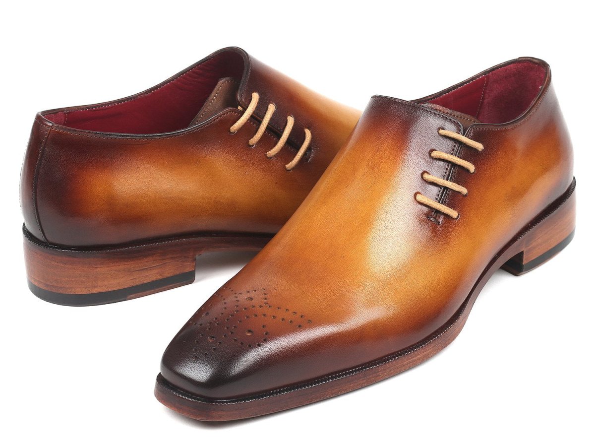 Paul Parkman Side Lace Oxfords In Brown And Camel Shoes by Paul Parkman – Don't Panic Shoes
