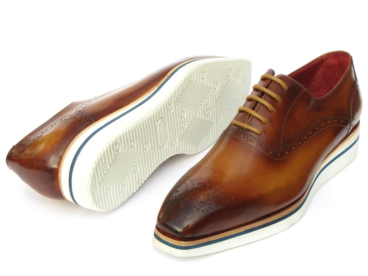 Paul Parkman Smart Casual Men's Oxfords In Brown Shoes by Paul Parkman – Don't Panic Shoes