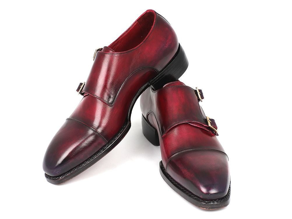 Paul Parkman Triple Leather Sole Hand - Welted Cap Toe Monkstraps (IdLx77mnk) by Paul Parkman – Don't Panic Shoes