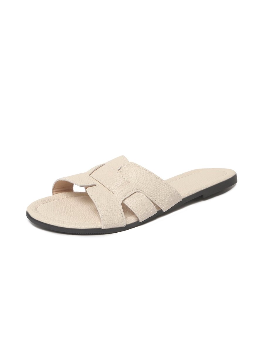Penelope | Cream Sandals by J.Adams – Don't Panic Shoes